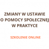 Szkolenie dla kadry jednostek organizacyjnych pomocy społecznej