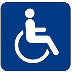 Ikona osoby z niepełnosprawnościami ruchu